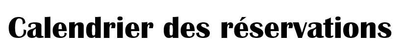 Réservations MVJU